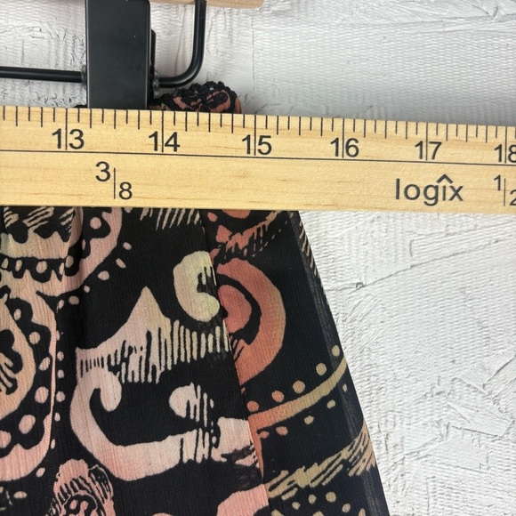 VTG JM Collection Colorful A-Line Skirt Knee-Length Paisley Floral Print Sz 6 - Picture 5 of 8